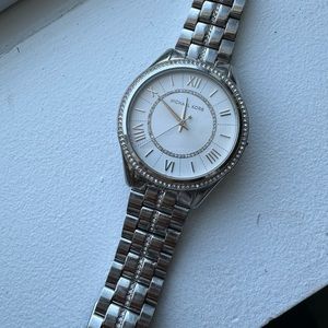 Women’s Silver Micheal Kors watch